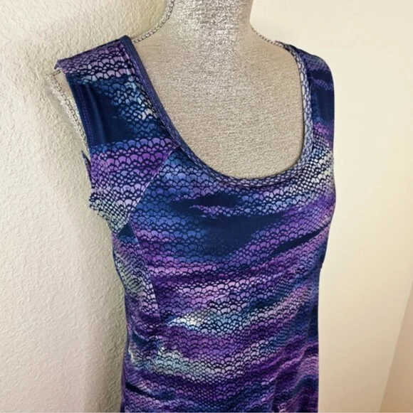 Peace & Pearls Mermaid Print Stretchy Pullover Dress - Picture 2 of 4